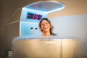 woman cryotherapy