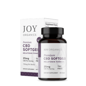 joy organics melatonin cbd softgel capsules